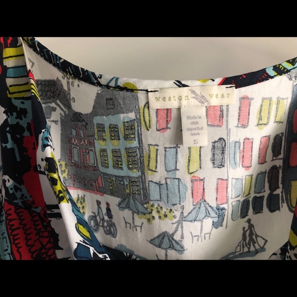 Weston Wear city print cotton dress. - Picture 3 of 8